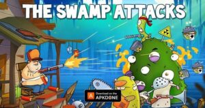 Swamp Attack MOD APK v3.0.1 (Dinero,Energia ilimitada)